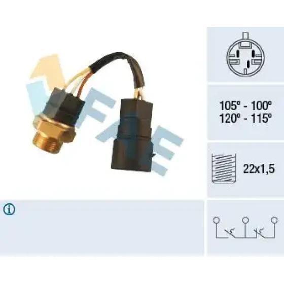 FAE Fan Müşürü – 38220 / OEM 90482428 ürün görseli
