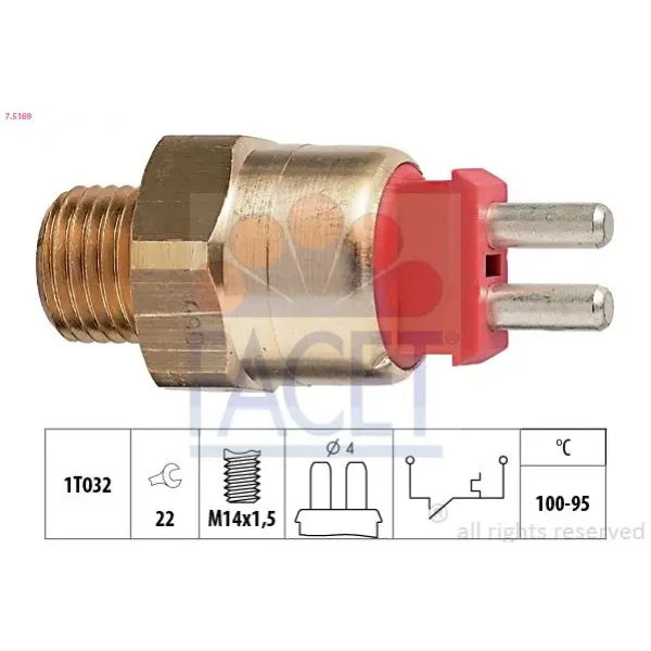 Facet Fan Müşürü – 7.5169 / OEM A0065454024