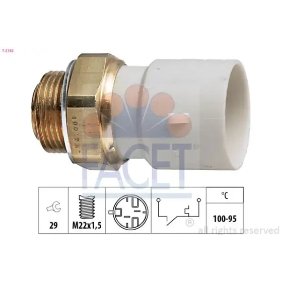 Facet Fan Müşürü – 7.5182 / OEM 90449435 ürün görseli