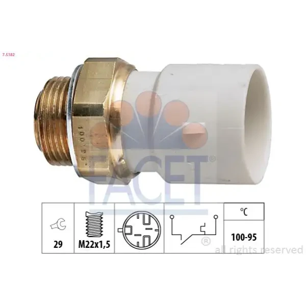 Facet Fan Müşürü – 7.5182 / OEM 90449435