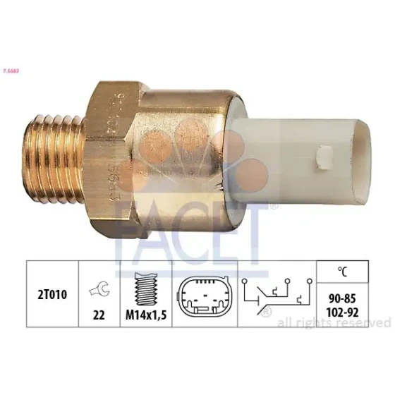 Facet Fan Müşürü – 7.5683 / OEM 61318360857 ürün görseli