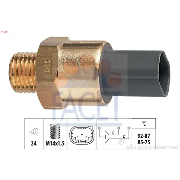 Facet Fan Müşürü – 7.5691 / OEM 61318376440