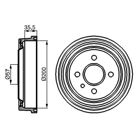 Bosch Fren Kampanası – 0986477021 ürün görseli