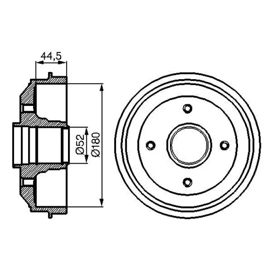 Bosch Fren Kampanası – 0986477070 / OEM 9478267980 ürün görseli