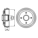 Bosch Fren Kampanası – 0986477116 / OEM 424744