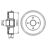 Bosch Fren Kampanası – 0986477121 / OEM 7700840711