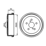 Bosch Fren Kampanası – 0986477139 / OEM 4243120190