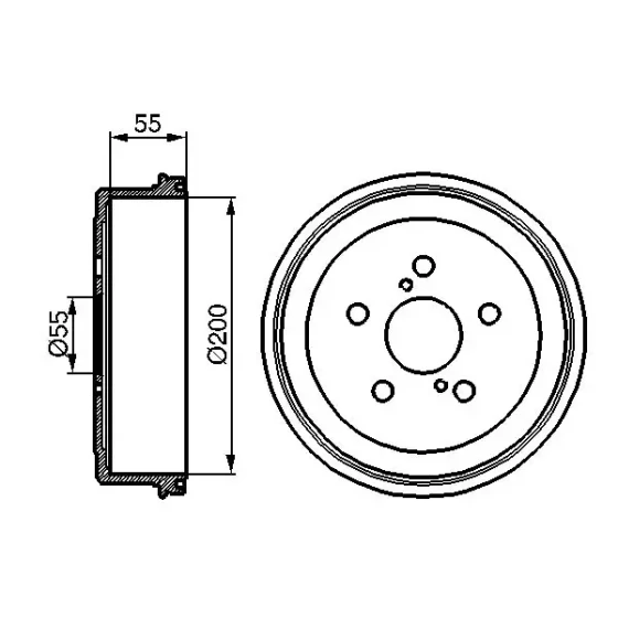 Bosch Fren Kampanası – 0986477139 / OEM 4243120190 ürün görseli