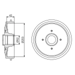 Bosch Fren Kampanası – 0986477201 / OEM 424749
