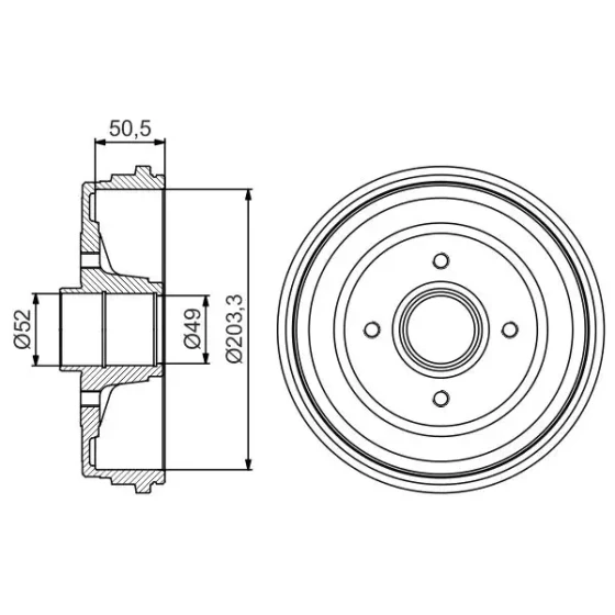 Bosch Fren Kampanası – 0986477205 ürün görseli