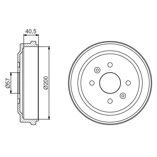 Bosch Fren Kampanası – 0986477225 / OEM 96471771