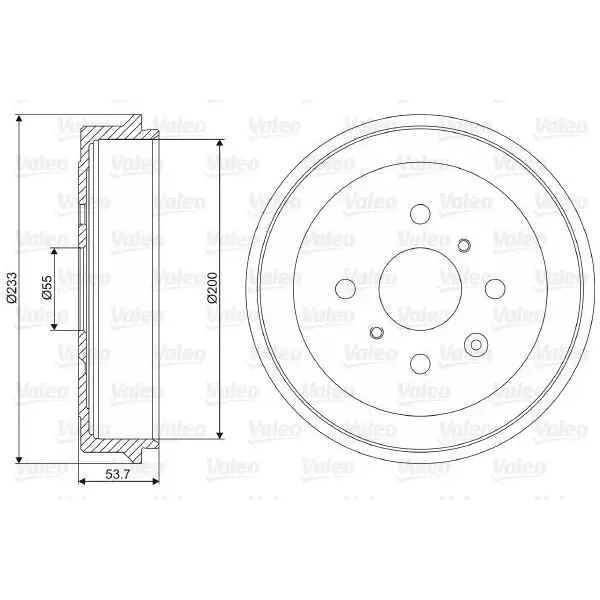 Valeo Fren Kampanası – 237064 / OEM 424748