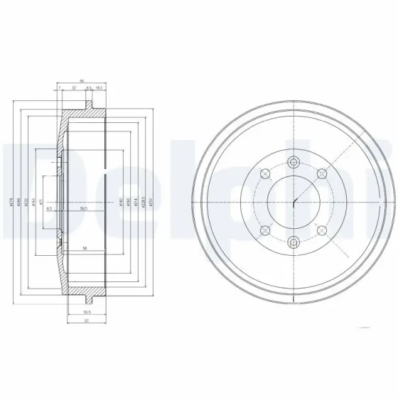 Delphi Fren Kampanası – BF169 / OEM 477501615A ürün görseli