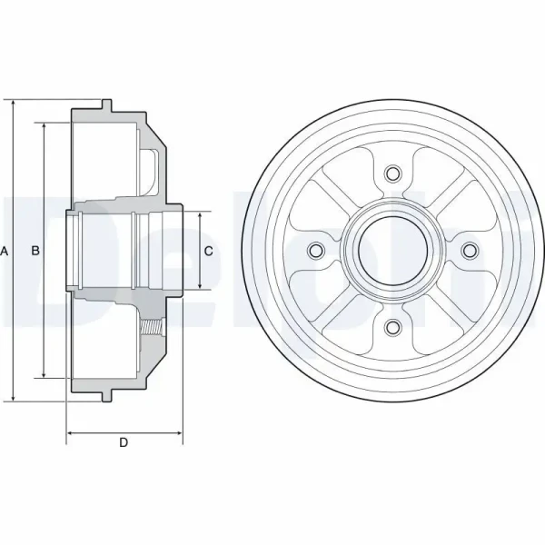 Delphi Fren Kampanası – BF282 / OEM 9478267980