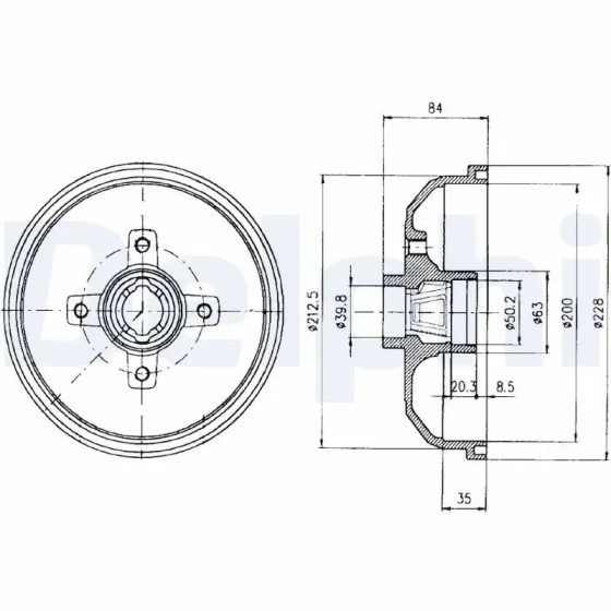 Delphi Fren Kampanası – BF293 ürün görseli