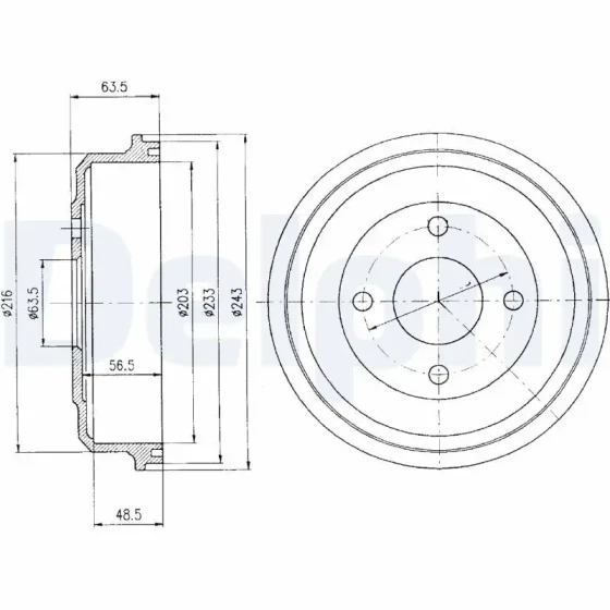 Delphi Fren Kampanası – BF369 / OEM 6837963 ürün görseli