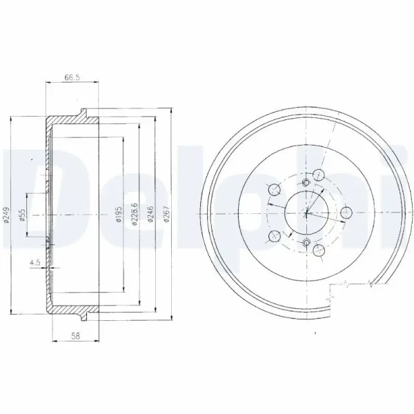 Delphi Fren Kampanası – BF405 / OEM 4243120440