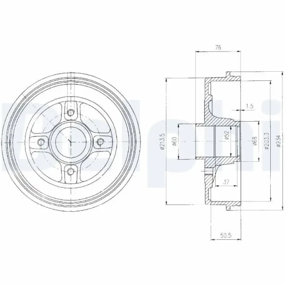 Delphi Fren Kampanası – BF427 ürün görseli