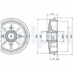 Delphi Fren Kampanası – BF484 / OEM 424749