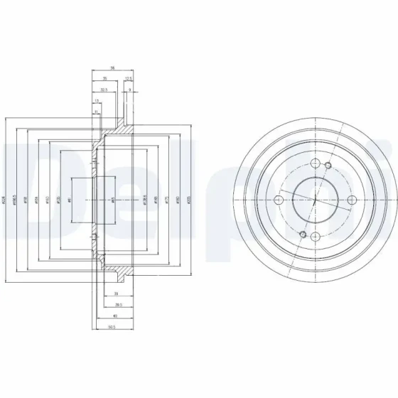 Delphi Fren Kampanası – BF516 / OEM 42610SAAQ00 ürün görseli