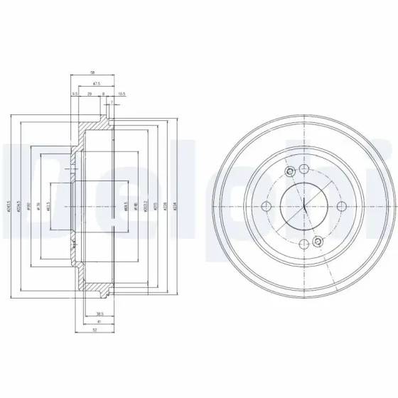 Delphi Fren Kampanası – BF517 / OEM 584111C300 ürün görseli