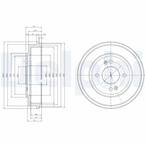 Delphi Fren Kampanası – BF517 / OEM 584111C300