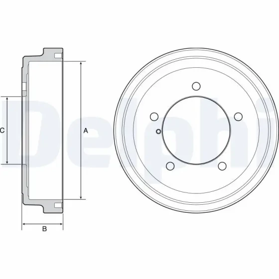 Delphi Fren Kampanası – BF531 / OEM 4351167D01 ürün görseli