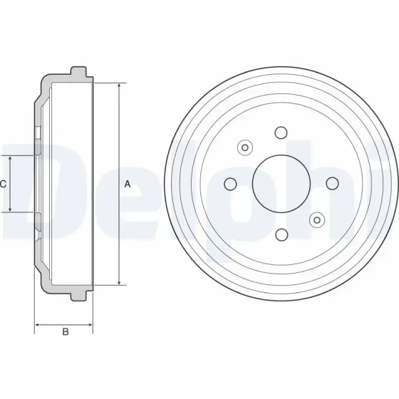 Delphi Fren Kampanası – BF548 / OEM 96471771 ürün görseli