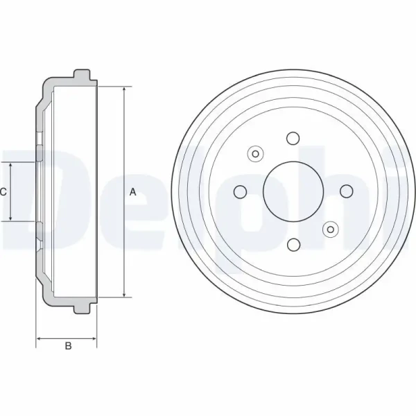 Delphi Fren Kampanası – BF548 / OEM 96471771
