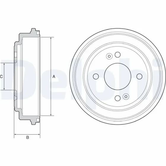 Delphi Fren Kampanası – BF551 / OEM 584111C010 ürün görseli