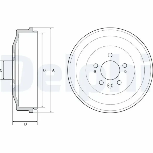Delphi Fren Kampanası – BF558 / OEM 2H0609617