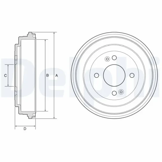 Delphi Fren Kampanası – BF580 / OEM 584111G000 ürün görseli