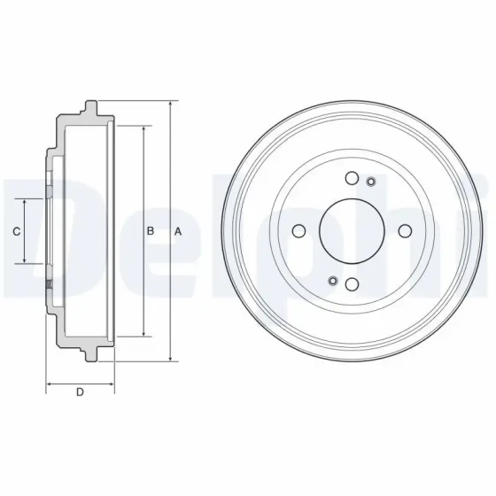 Delphi Fren Kampanası – BF606 / OEM 42610S5A000 ürün görseli