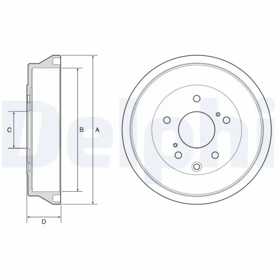 Delphi Fren Kampanası – BF636 / OEM 432061KL0A ürün görseli