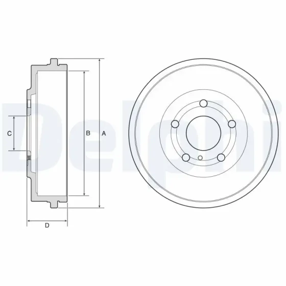 Delphi Fren Kampanası – BF639 / OEM L1TC1126AA ürün görseli