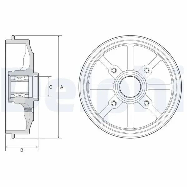 Delphi Fren Kampanası – BFR484 / OEM 424759