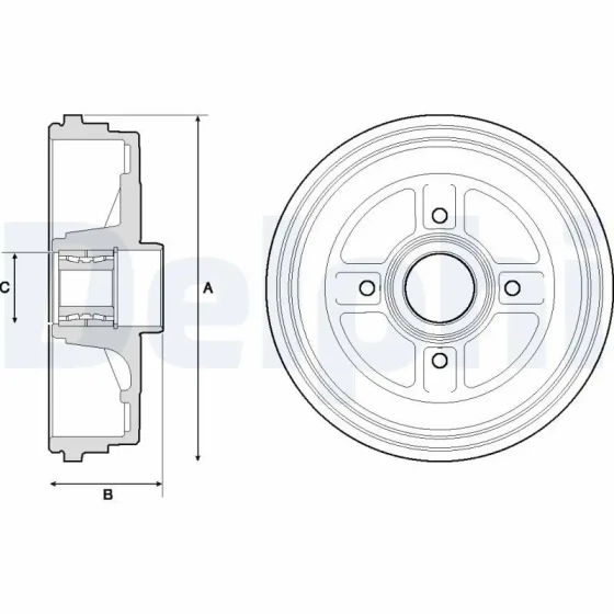 Delphi Fren Kampanası – BFR496 ürün görseli