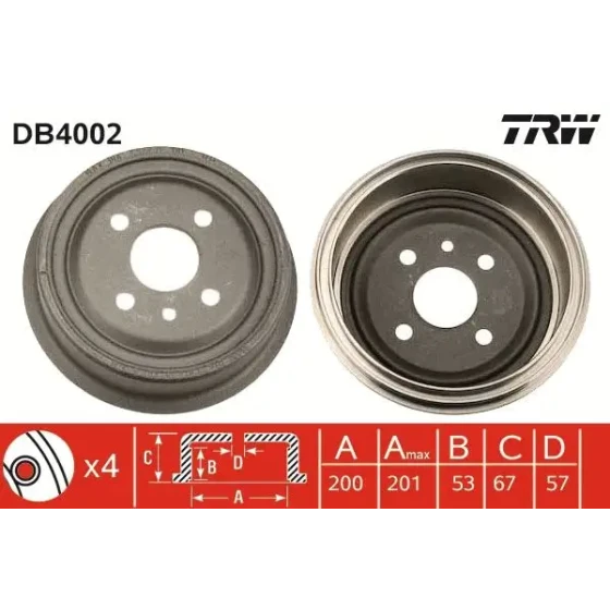 TRW Fren Kampanası – DB4002 ürün görseli