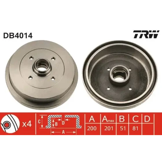 TRW Fren Kampanası – DB4014 ürün görseli