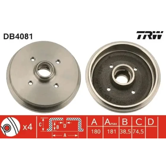TRW Fren Kampanası – DB4081 ürün görseli