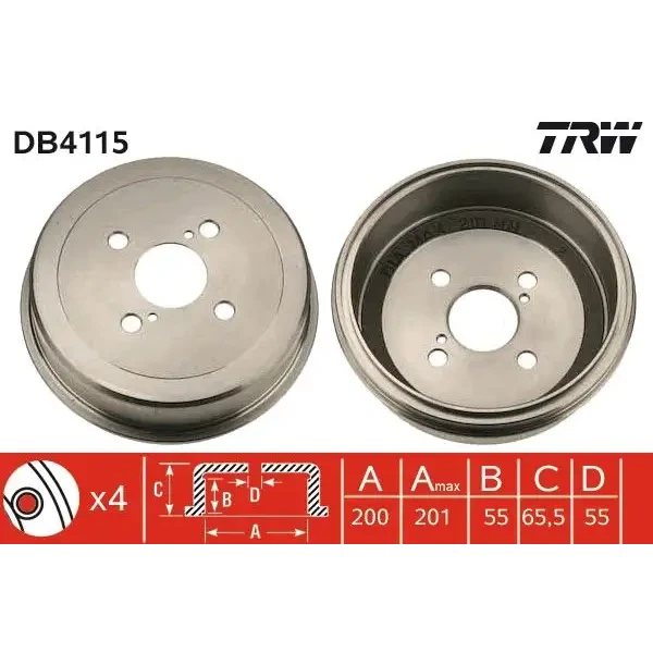 TRW Fren Kampanası – DB4115 / OEM 4243112180