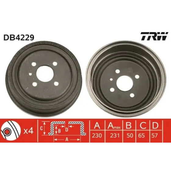 TRW Fren Kampanası – DB4229 ürün görseli