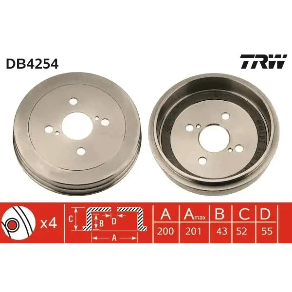 TRW Fren Kampanası – DB4254 / OEM 4243152021