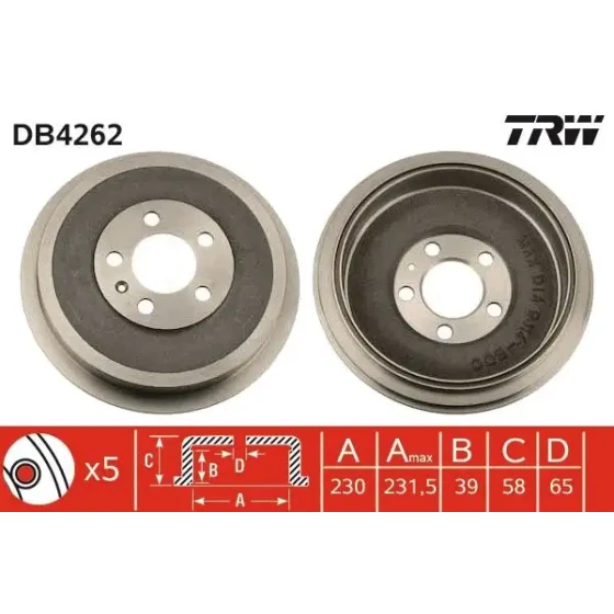 TRW Fren Kampanası – DB4262 / OEM 1JD609617 ürün görseli