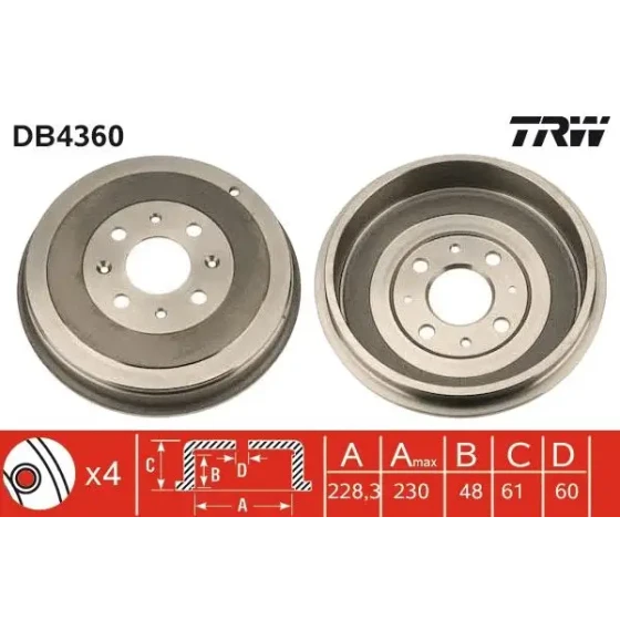 TRW Fren Kampanası – DB4360 ürün görseli
