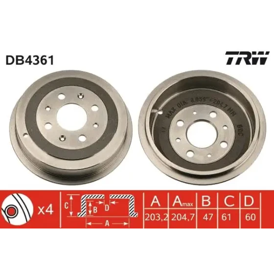 TRW Fren Kampanası – DB4361 ürün görseli