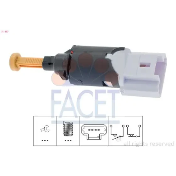 Facet Fren Müşürü – 7.1197 / OEM 9643478880 ürün görseli