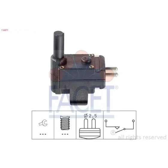 Facet Geri Vites Müşürü – 7.6077 / OEM A2015450014 ürün görseli