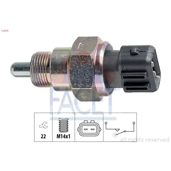 Facet Geri Vites Müşürü – 7.6216 / OEM 002945415 ürün görseli