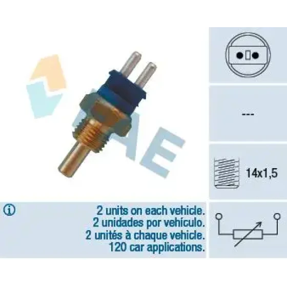 FAE Hararet Müşürü – 32580 / OEM A0085424517 ürün görseli